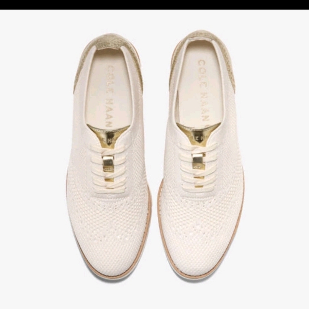 Cole Haan Women's Grand City Platform Stitchlite Oxford, Breathable, FlowerFoam - Picture 8 of 9